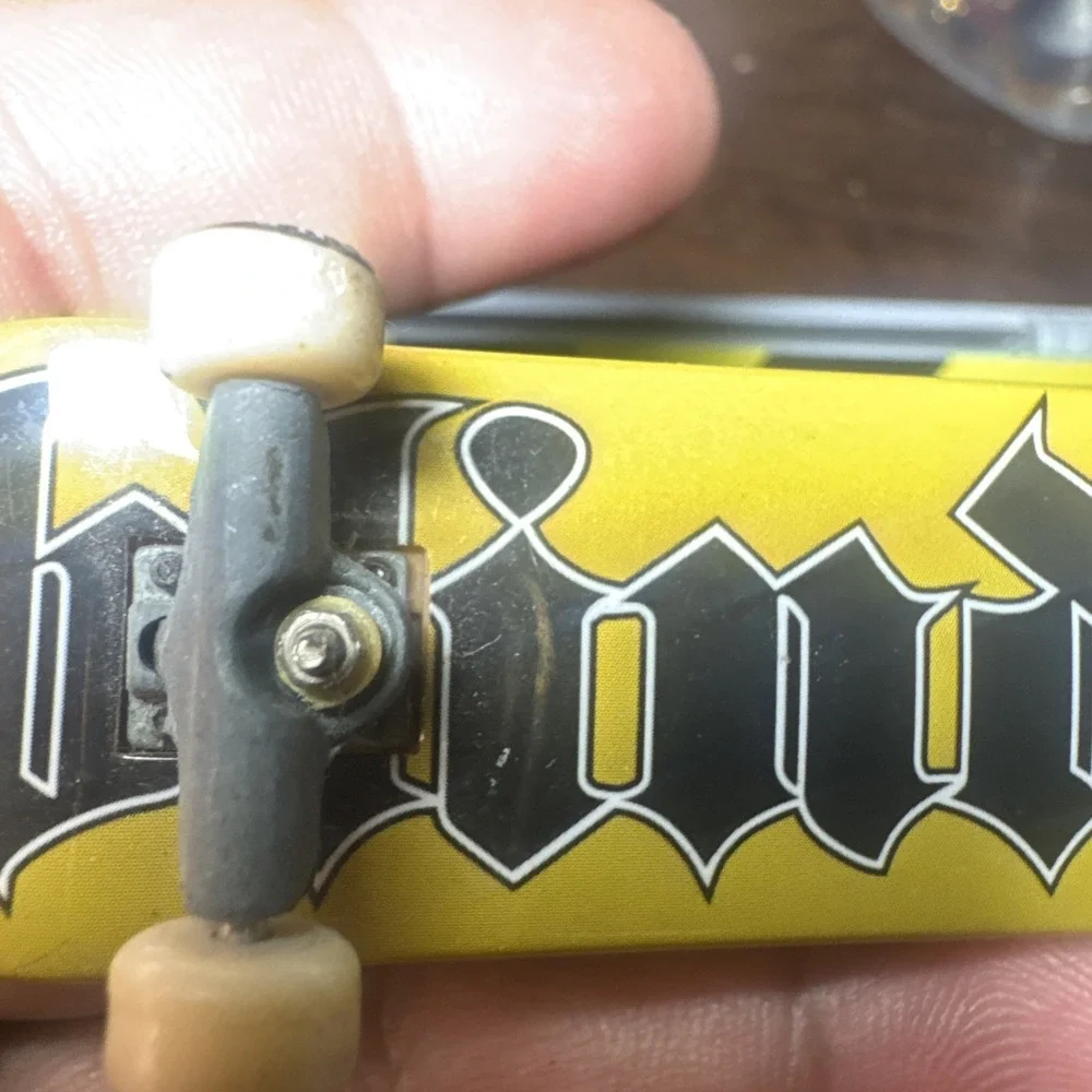 Vintage Tech Deck - Blind - Jake Brown (*Minor Scratches*)Yellow W/ Cross Design